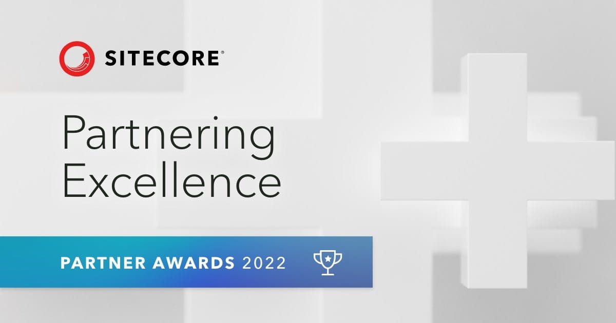 Avanade sitecore partnering excellence 2022