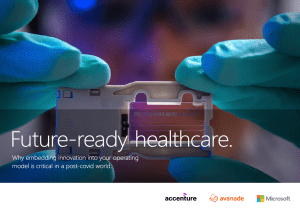 Avanade’s Future-ready Healthcare Whitepaper 