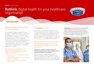 Avanade’s Rethink Digital Healthcare Teams Guide