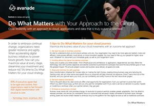 Avanade’s Rethink Journey To The Cloud Guide