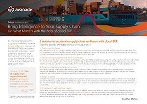 Avanade’s Rethink Supply Chain Resilience Guide